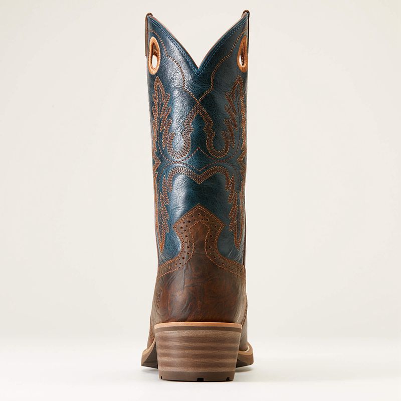 Ariat Hybrid Roughstock Square Toe Cowboy Boot Brązowe Polska | RHPDWC-847