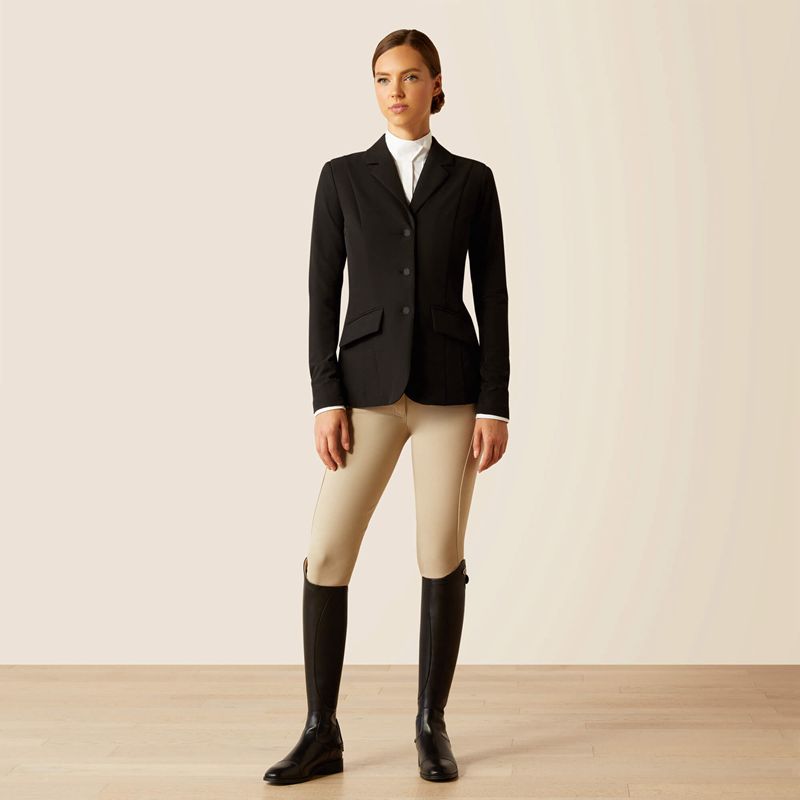 Ariat Infinite Show Coat Granatowe Polska | WCVADZ-365