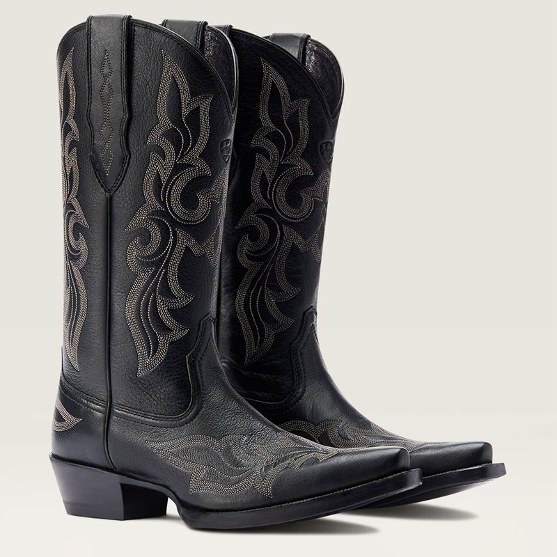 Ariat Jennings Stretchfit Western Boot Czarne Polska | DWTJZI-865