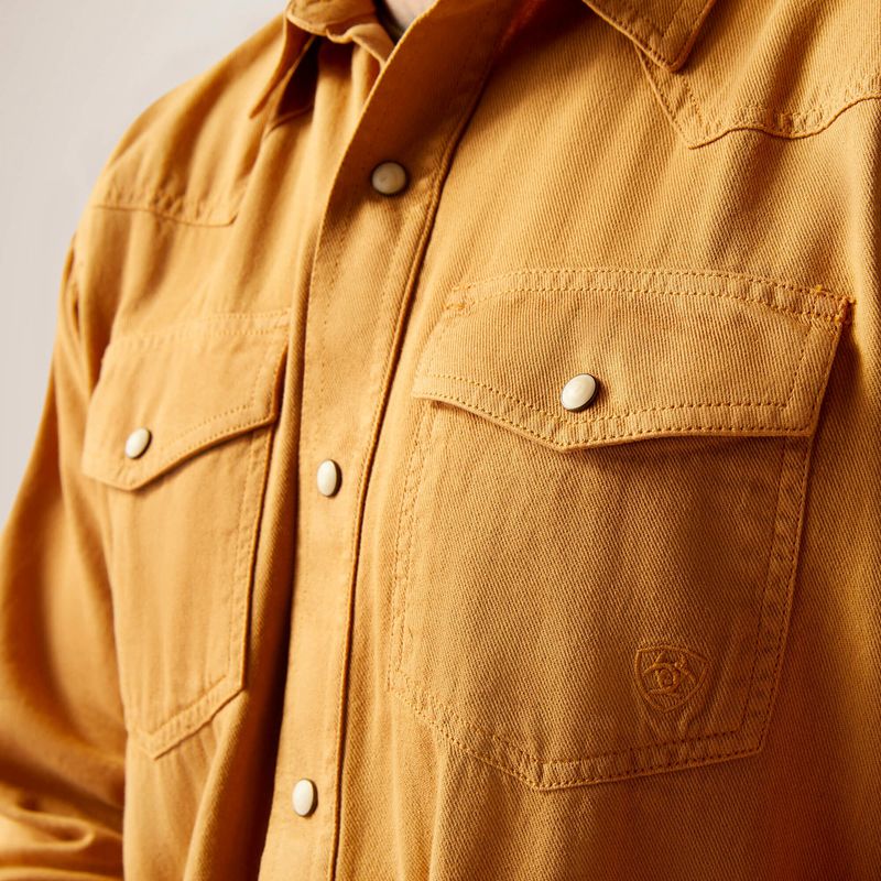 Ariat Jurlington Retro Fit Shirt Comb Honey Polska | MZGTBD-728