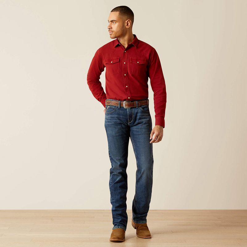 Ariat Jurlington Retro Fit Shirt Rosewood Polska | VGYCAE-385