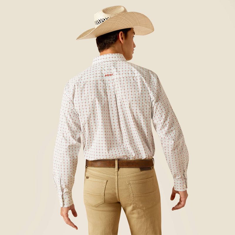 Ariat Kade Classic Fit Shirt Białe Polska | EOIVUL-921