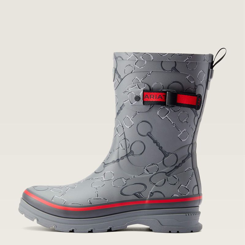 Ariat Kelmarsh Mid Rubber Boot Szare Polska | YALPND-493