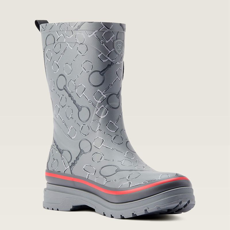 Ariat Kelmarsh Mid Rubber Boot Szare Polska | YALPND-493