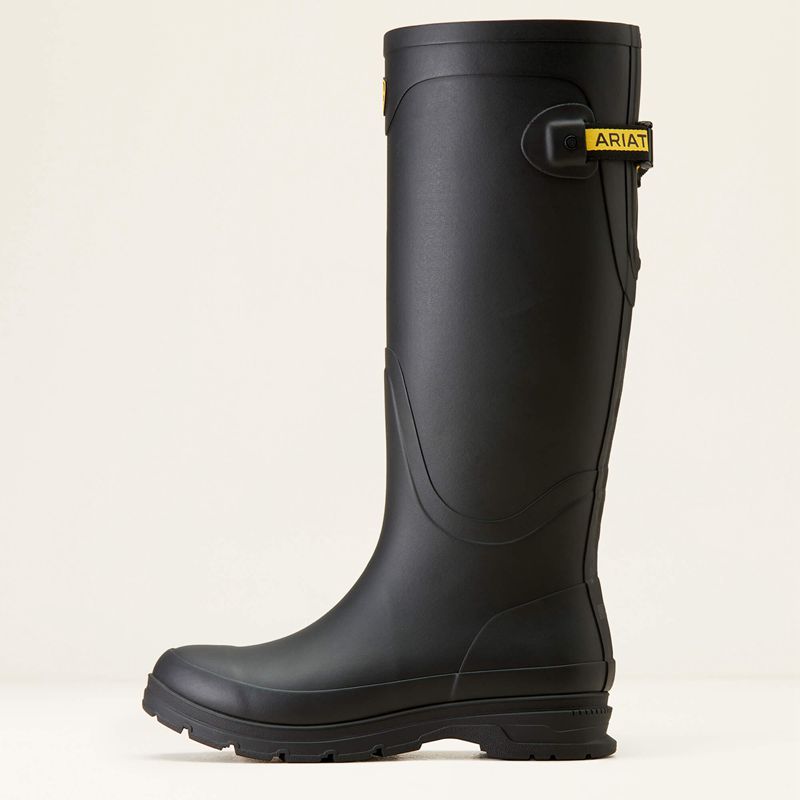 Ariat Kelmarsh Rubber Boot Czarne Polska | TBPVRN-597