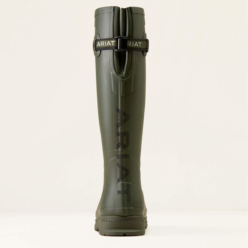 Ariat Kelmarsh Rubber Boot Oliwkowe Polska | TZIBRD-417