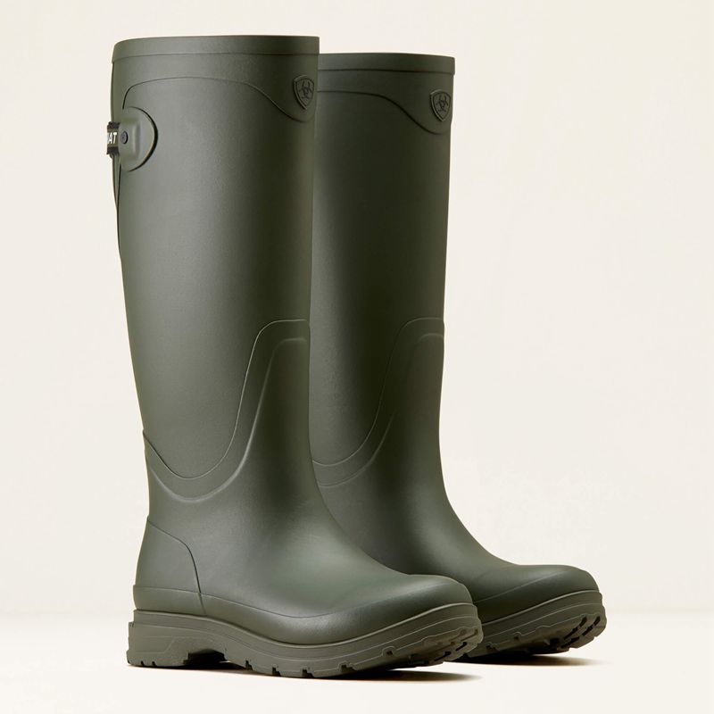 Ariat Kelmarsh Rubber Boot Oliwkowe Polska | TZIBRD-417