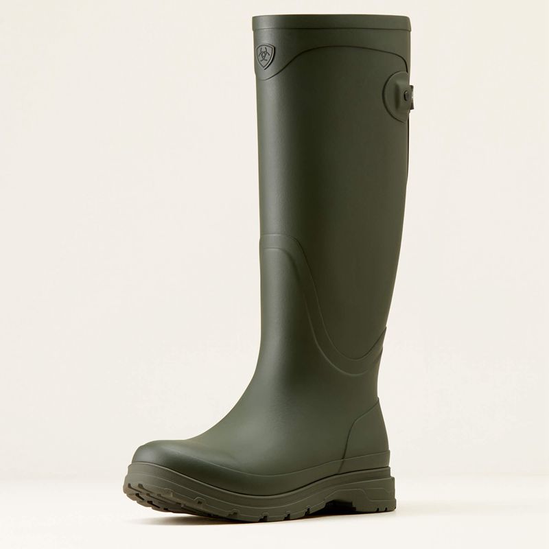 Ariat Kelmarsh Rubber Boot Oliwkowe Polska | TZIBRD-417