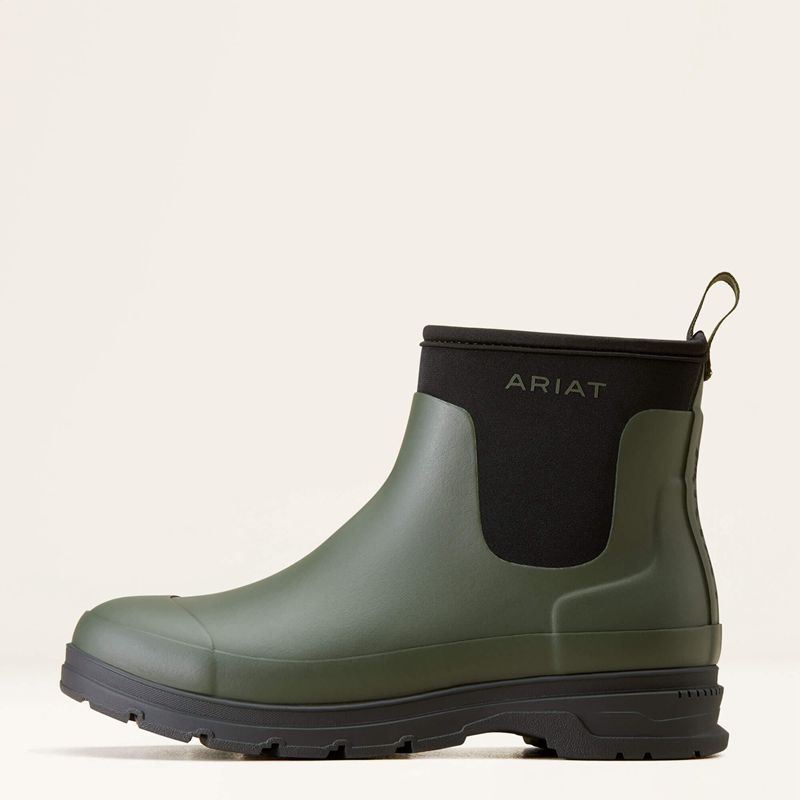 Ariat Kelmarsh Shortie Rubber Boot Ciemny Oliwkowe Polska | IVXRTP-689