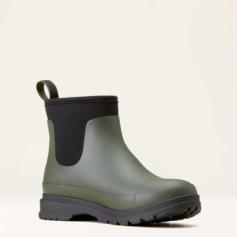 Ariat Kelmarsh Shortie Rubber Boot Ciemny Oliwkowe Polska | IVXRTP-689