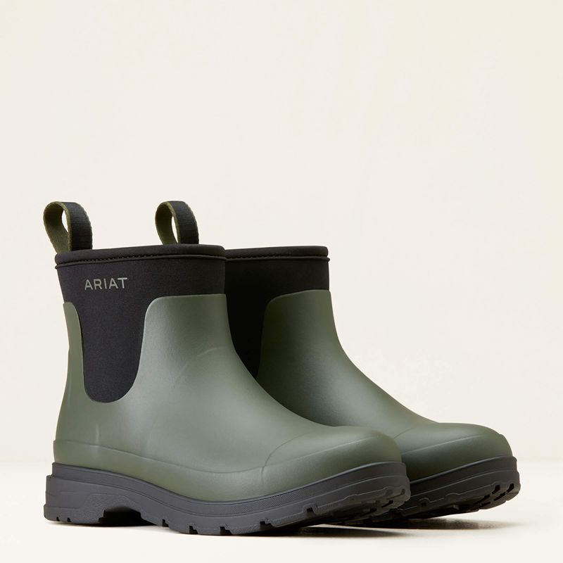 Ariat Kelmarsh Shortie Rubber Boot Ciemny Oliwkowe Polska | IVXRTP-689