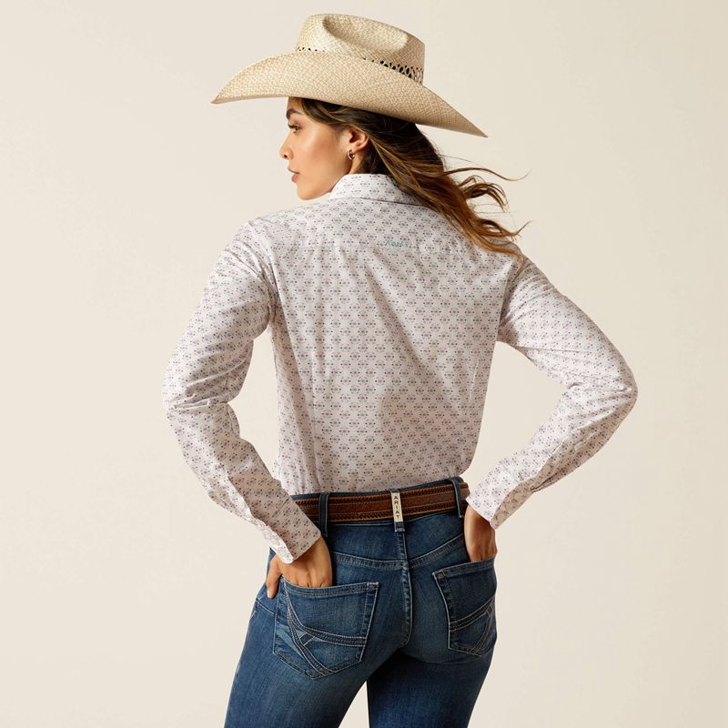 Ariat Kirby Stretch Shirt Izel Print Polska | BVZHND-154