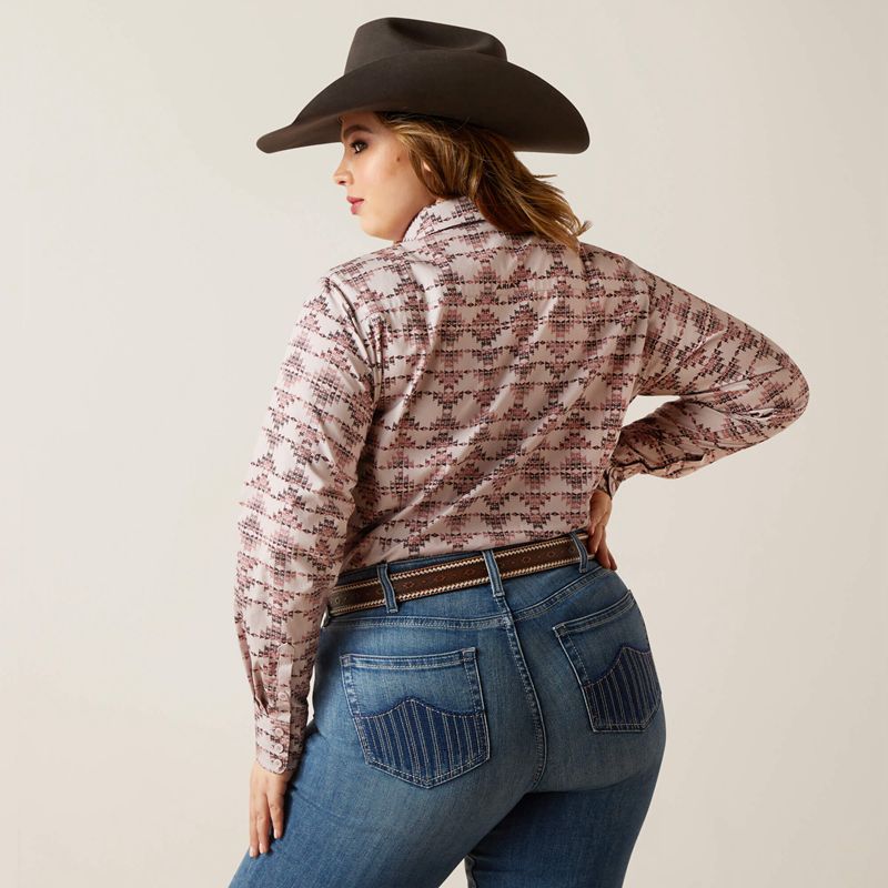 Ariat Kirby Stretch Shirt Starlight Print Polska | CQKLZJ-296