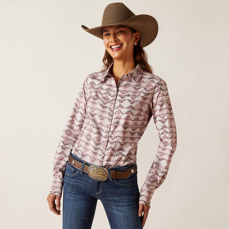 Ariat Kirby Stretch Shirt Starlight Print Polska | CQKLZJ-296