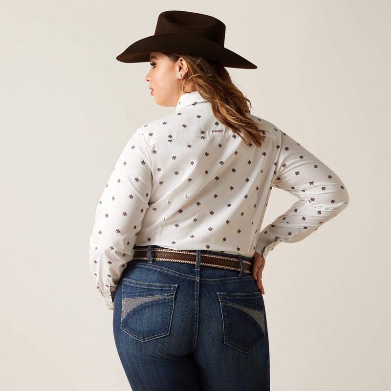 Ariat Kirby Stretch Shirt Thunderbird Print Polska | LICDRE-018