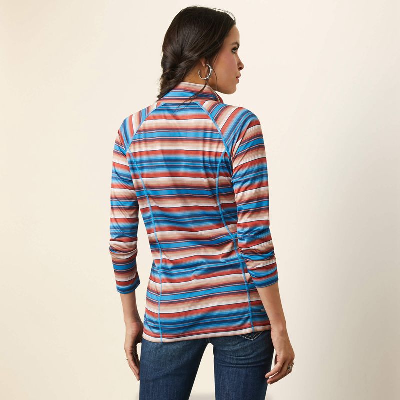 Ariat Laguna 1/4 Zip Top Horizon Serape Polska | PGOJFV-190