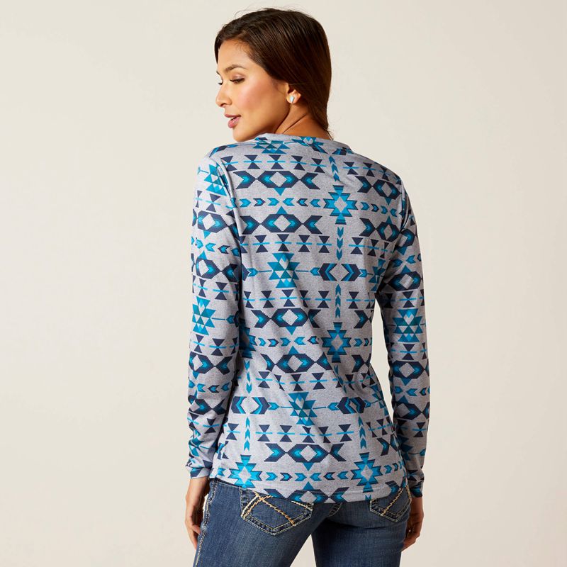 Ariat Laguna Top Riverton Print Polska | SRPNTE-568