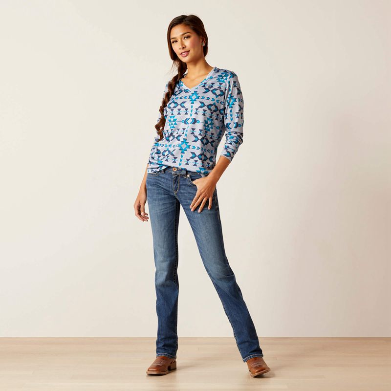 Ariat Laguna Top Riverton Print Polska | SRPNTE-568