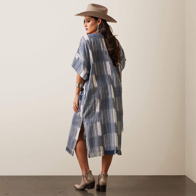 Ariat Lauren Kimono Wrap Multi Yarn Dye Polska | VBUCAM-721