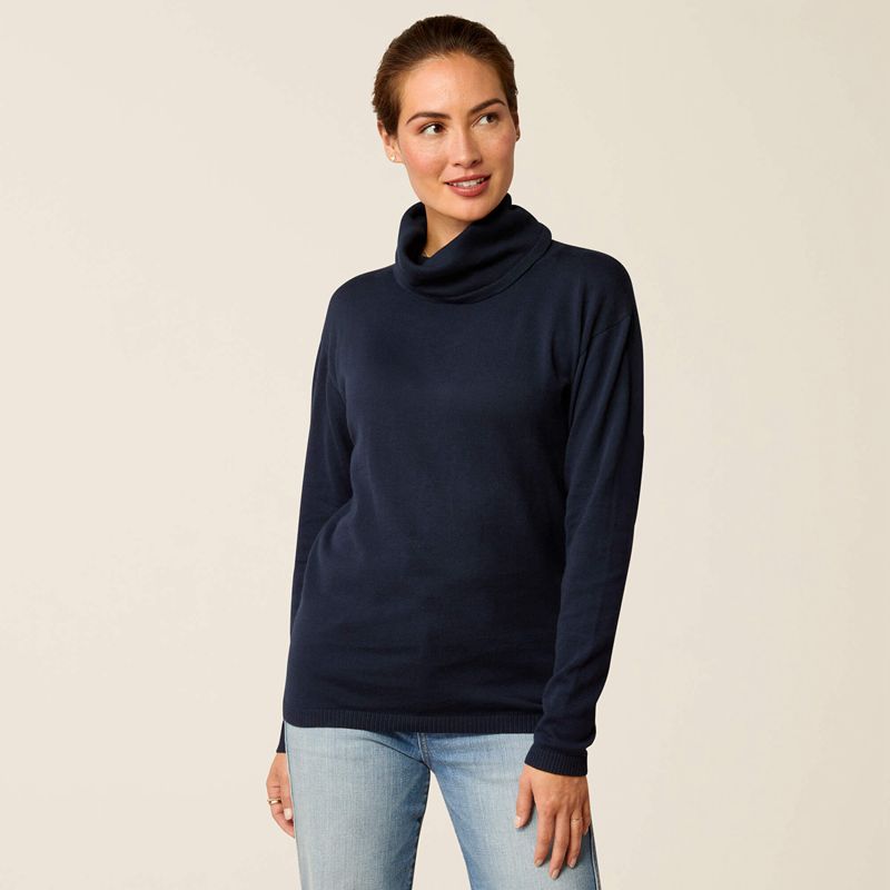 Ariat Lexi Sweater Granatowe Polska | PKALHO-601