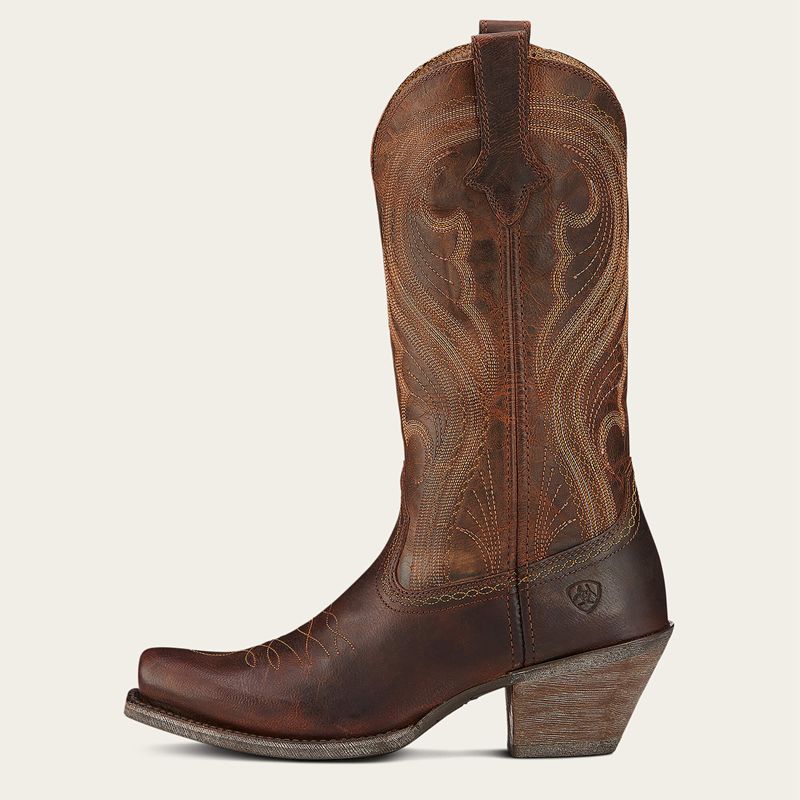 Ariat Lively Western Boot Brązowe Polska | JGWHMD-369