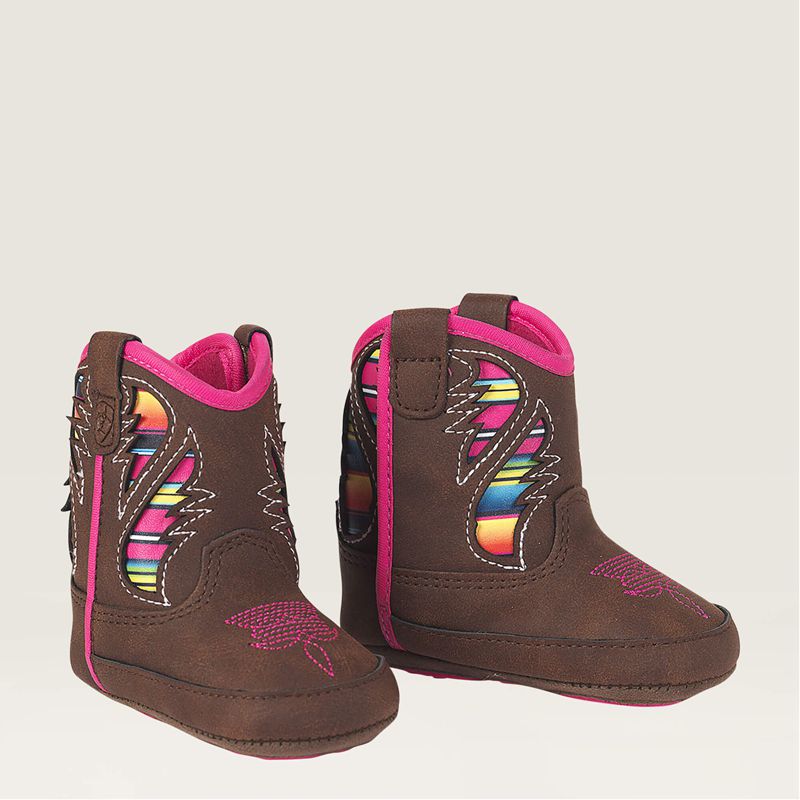 Ariat Lk Lil Stompers Flora Boot Brązowe Polska | EZMUAN-037