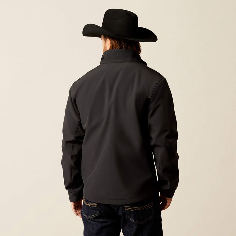 Ariat Logan Softshell Jacket Black/Black Polska | PNAEZX-589