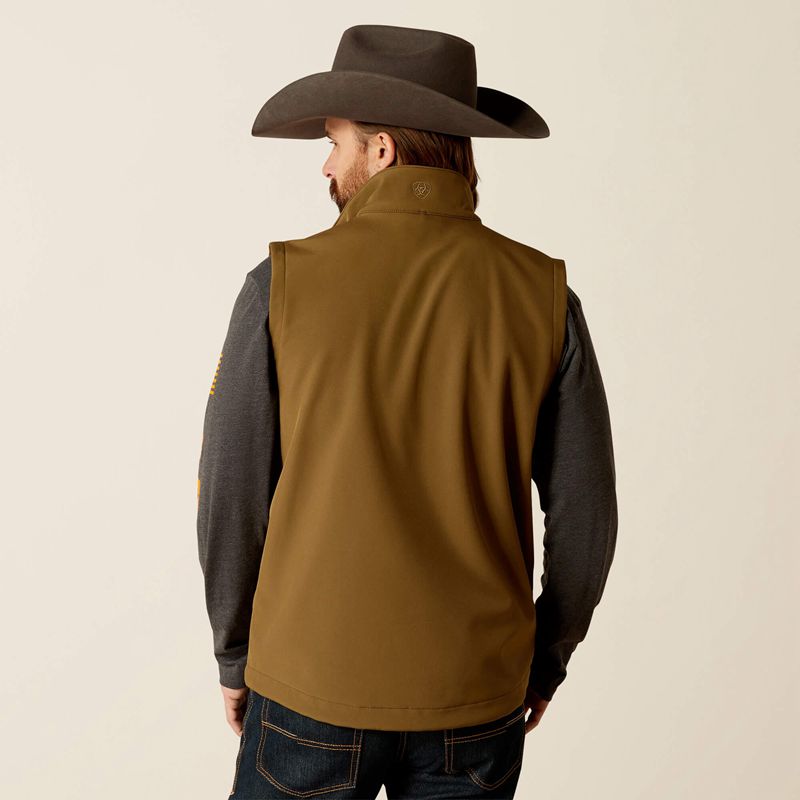 Ariat Logan Softshell Vest Beech Polska | NWUSRZ-693