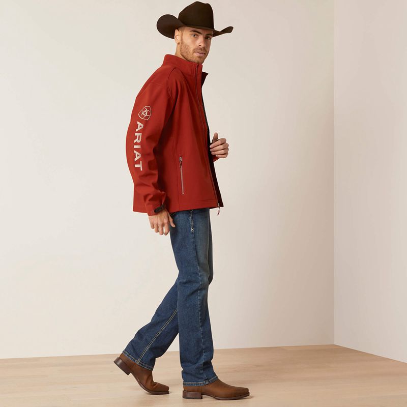 Ariat Logo 2.0 Softshell Jacket Koa Wood Polska | WERSDZ-972