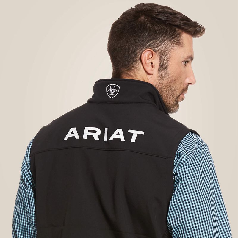 Ariat Logo 2.0 Softshell Vest Czarne Polska | LMQZHG-681