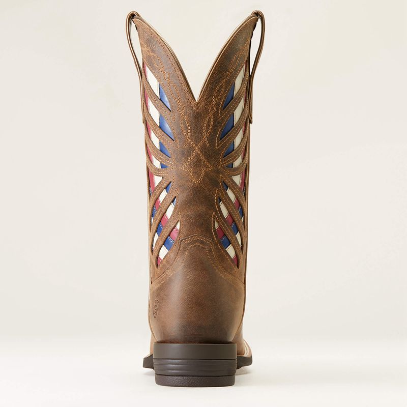 Ariat Longview Western Boot Burlap Polska | PHAFLT-697