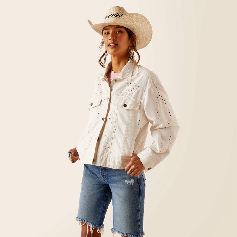 Ariat Love It Jacket Cloud Dancer Polska | KRNADU-614