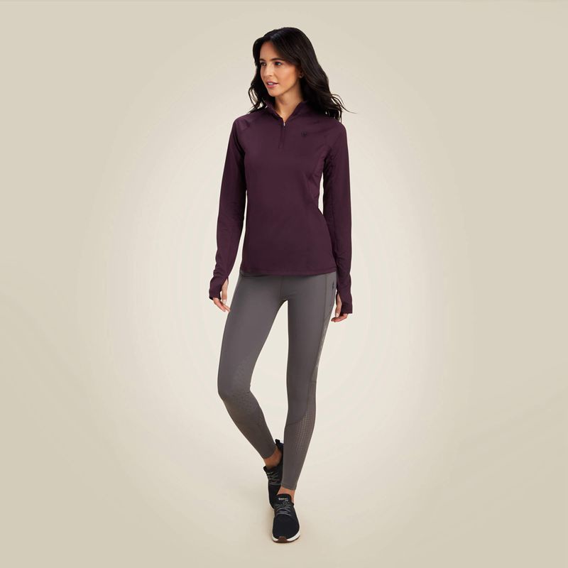 Ariat Lumina Lowell Baselayer Mulberry Polska | ABJEPK-359