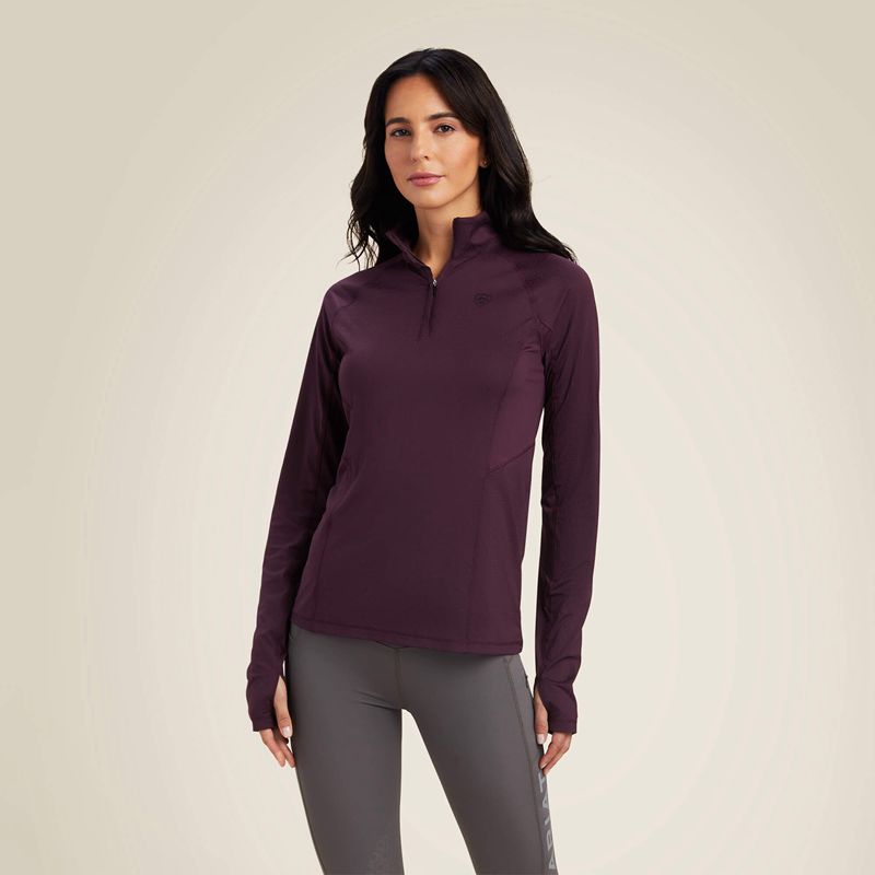 Ariat Lumina Lowell Baselayer Mulberry Polska | ABJEPK-359