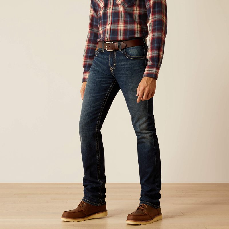 Ariat M8 Modern Gunner Slim Leg Jeans Nightingale Polska | DQBKHZ-670