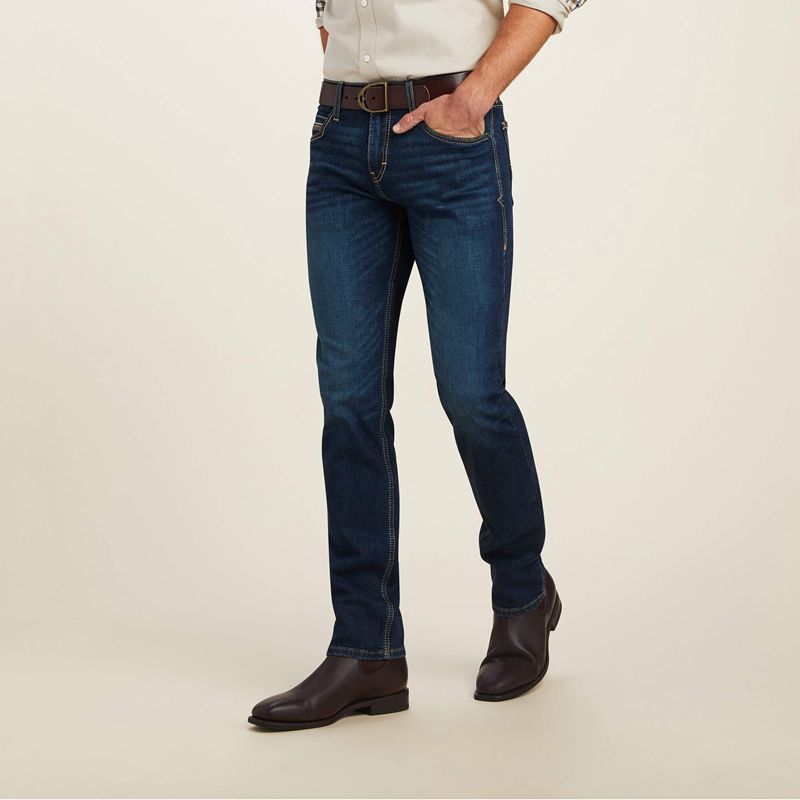 Ariat M8 Modern Tekstretch Brawley Slim Leg Jean Morro Polska | GQSNKV-801