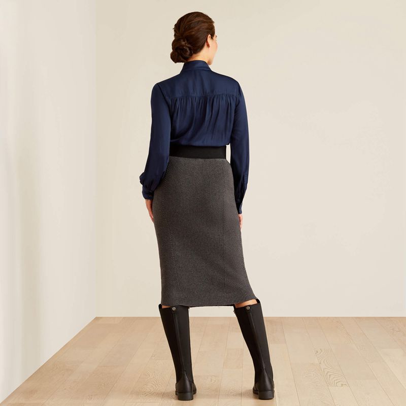 Ariat Malvern Skirt Charcoal Polska | PRHZNL-361