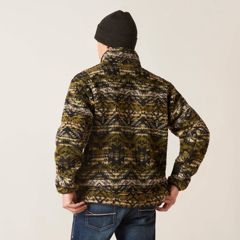 Ariat Mammoth Sweater Oliwkowe Polska | MEONKQ-071