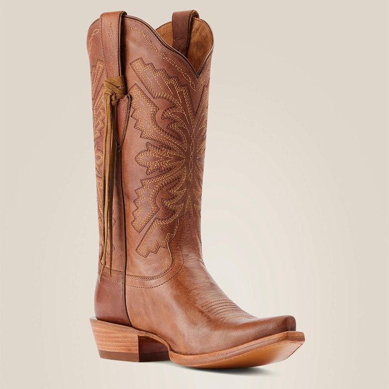 Ariat Martina Western Boot Ole Tan Polska | VUJASR-954