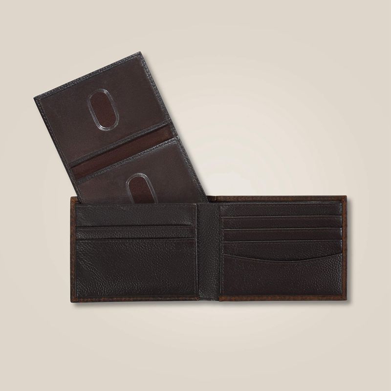 Ariat Mexico Shield Bifold Wallet Brązowe Polska | DSEBPV-209