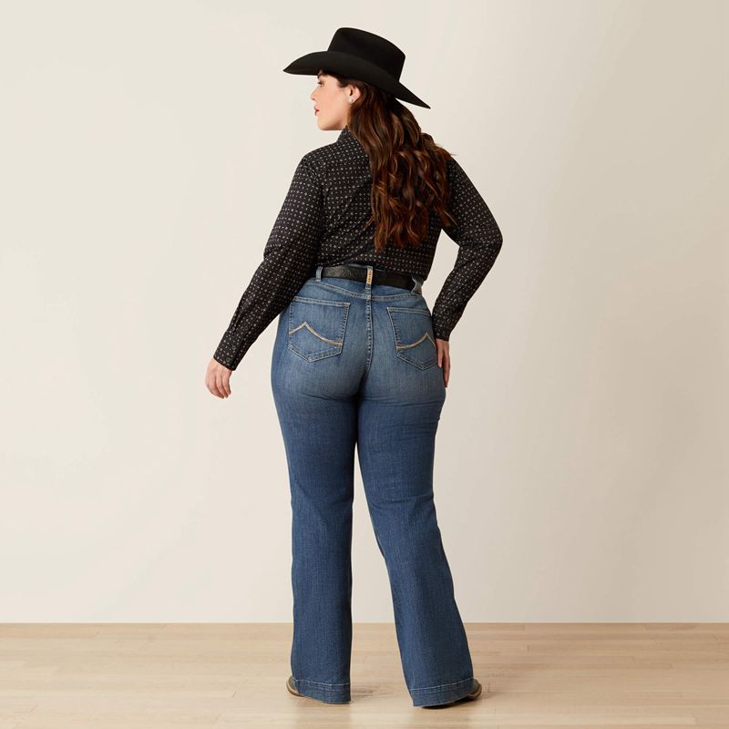 Ariat Mid Rise Olivia Trouser Jeans Columbia Polska | PKEMYW-512