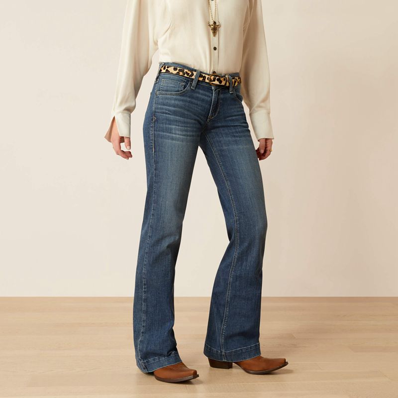 Ariat Mid Rise Olivia Trouser Jeans Columbia Polska | PKEMYW-512