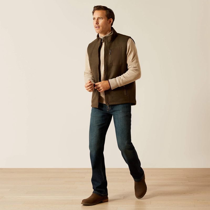 Ariat Millbrae Vest Earth Polska | FVQPMA-896