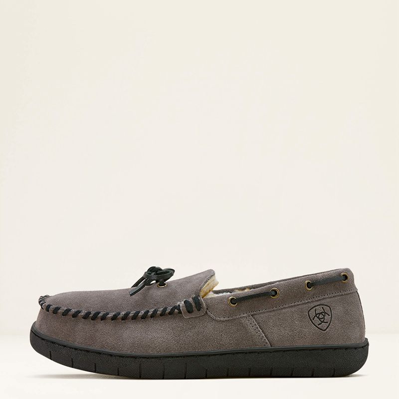 Ariat Moccasin Slipper Szare Polska | GAFXHE-075