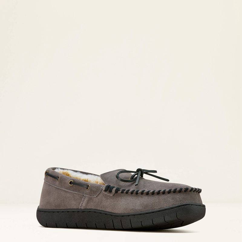 Ariat Moccasin Slipper Szare Polska | GAFXHE-075