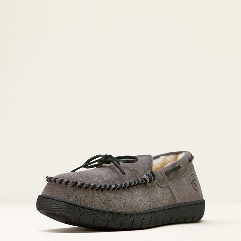 Ariat Moccasin Slipper Szare Polska | GAFXHE-075