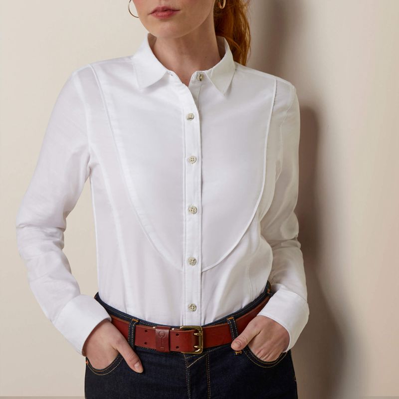 Ariat Muir Blouse Białe Polska | NQXJZO-438