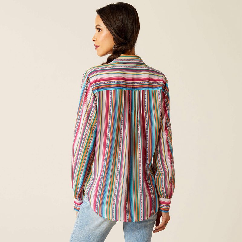 Ariat Naran Shirt Serape Polska | YWUMZK-296