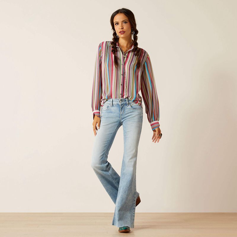 Ariat Naran Shirt Serape Polska | YWUMZK-296