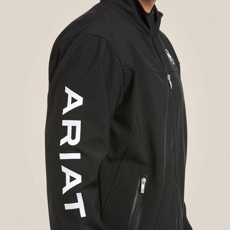 Ariat New Team Softshell Jacket Czarne Polska | CGLQUN-178